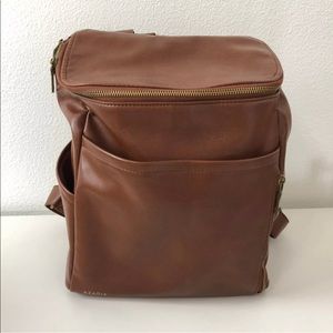 Azaria La Petite Mere in Chestnut Diaper Backpack